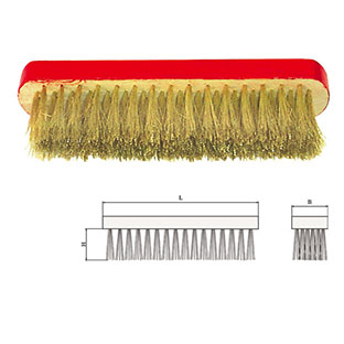 Flat Back Scratch Brush Non-Sparking
