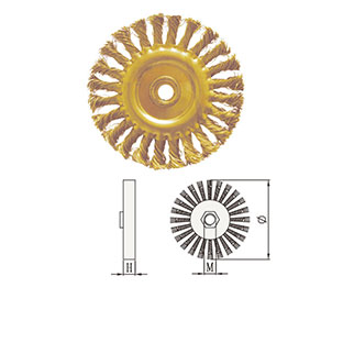 Wheel Brush Knot wire Non-Sparking