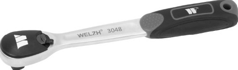 Quarter inch drive ratchet and accessories for working at height